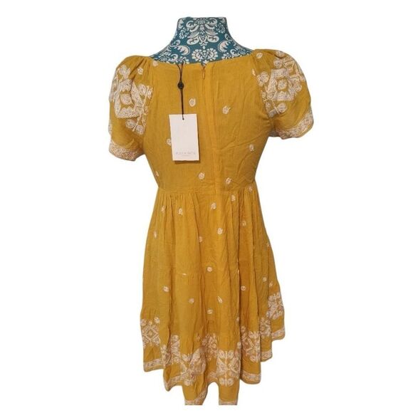 NWOT Hale Bob Mena Embroidered Dress- size M - Picture 5 of 11